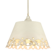 Golden 0883-3P AI - Wry Lighting Eloise 3-light Pendant in Antique Ivory